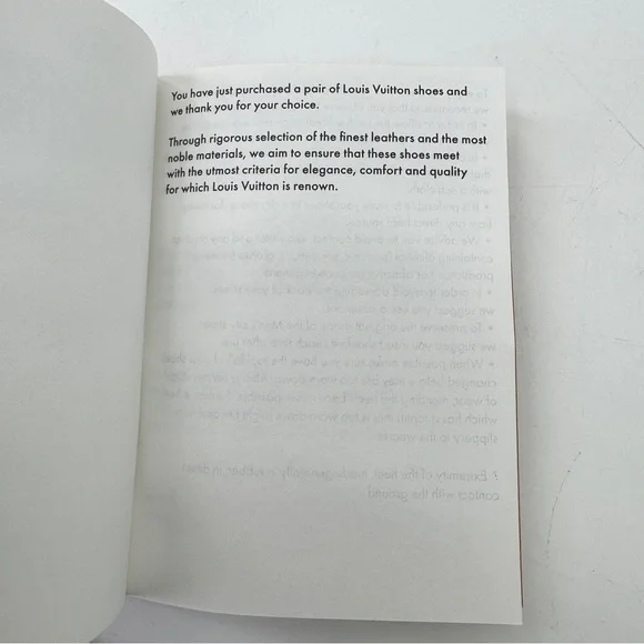 3 Pc Louis Vuitton dust bags set of 2 with care instructions 9" x 13" - Picture 6 of 8